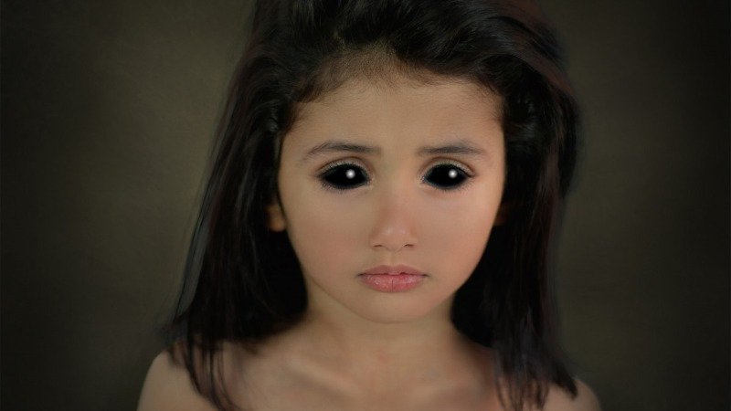 black-eyed children